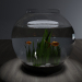 modèle 3D de aquarium de poissons rouges acheter - rendu