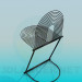 modèle 3D Chaise en métal - preview