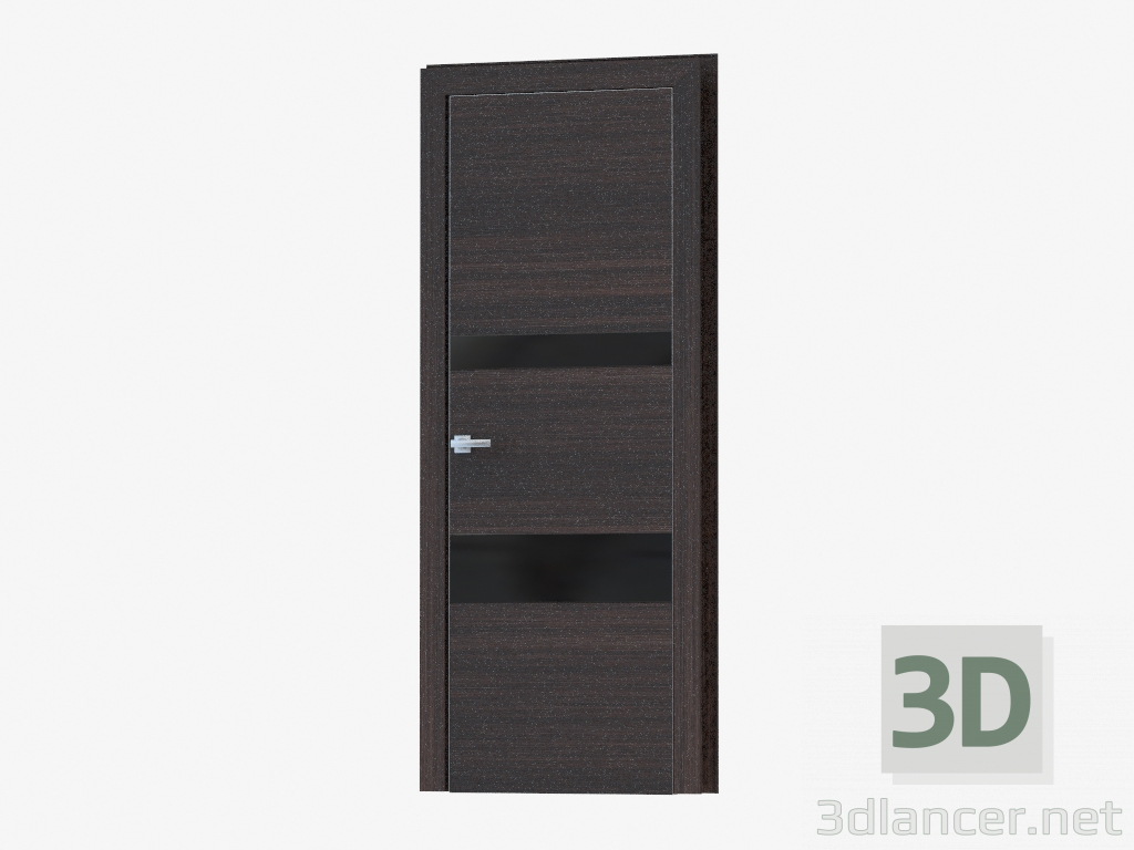 3d model Interroom door (19.31 black) - preview