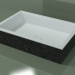 3D modeli Tezgah üstü lavabo (01R141301, Nero Assoluto M03, L 72, P 48, H 16 cm) - önizleme