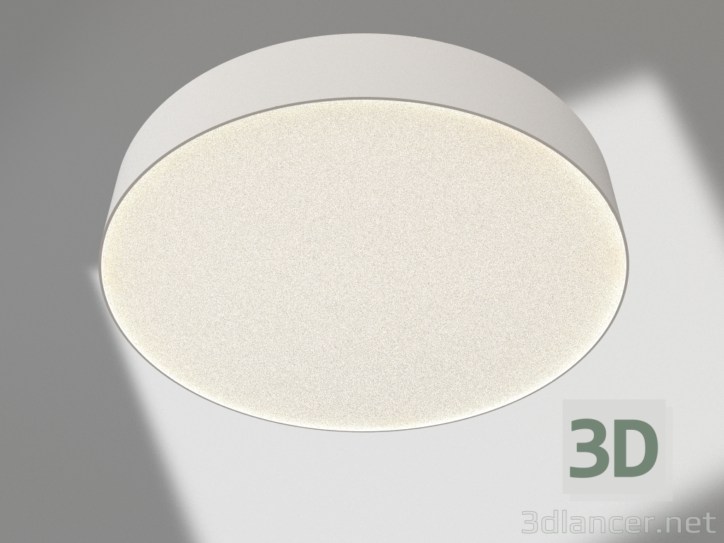 modello 3D Lampada SP-RONDO-R400-48W Day4000 (WH, 120 gradi, 230V) - anteprima