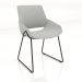 3d model Chair on metal runners - preview