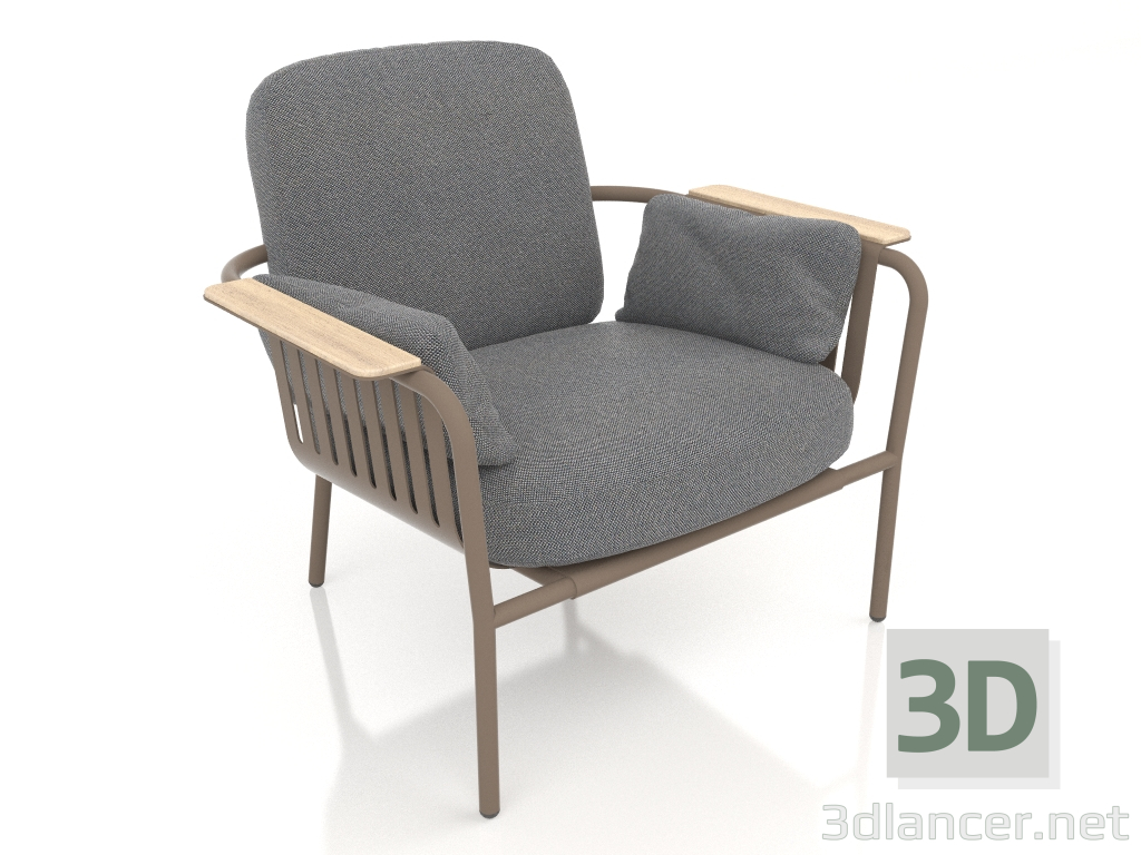 3D Modell Sessel (Bronze) - Vorschau