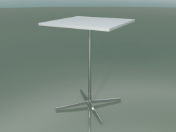 Quadratischer Tisch 5520, 5540 (H 105 - 79 x 79 cm, Weiß, LU1)