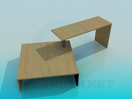 3d модель Набор мебели – превью