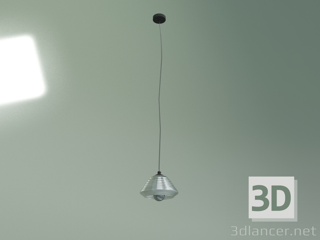 modèle 3D Lampe à suspension Bol en verre pressé (transparent) - preview