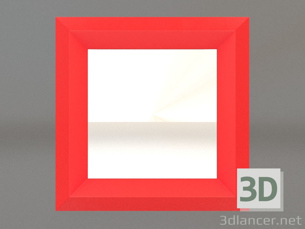 3D modeli Ayna ZL 06 (400х400, parlak turuncu) - önizleme