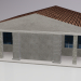 3d модель Бетонний будинок – превью