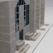 modello 3D casa di cemento - anteprima
