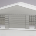 Modelo 3d casa de concreto - preview