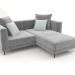 3D Modell Sofa Carol 1960 x 1800 (Gallardo 29) - Vorschau