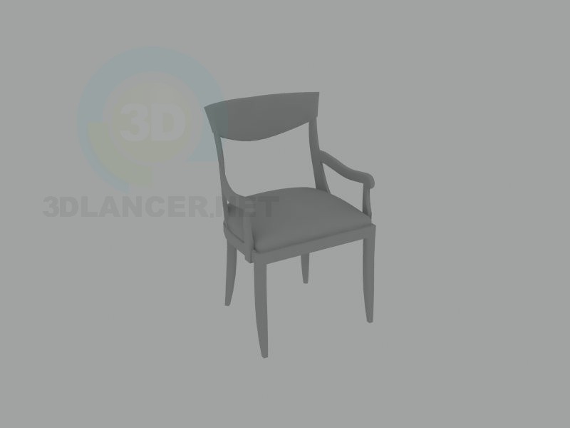 3d модель стілець класика – превью