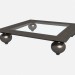 modèle 3D Table basse ronde pieds Traviata Z03 - preview