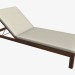 3d model Lounge Chair with cushions (position 3) - preview