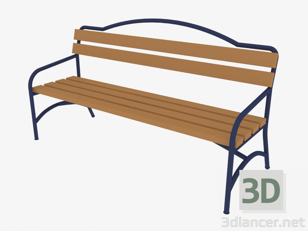 3D Modell Sitzbank (8008) - Vorschau