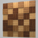 3d модель Мозаика деревянная_1 – превью