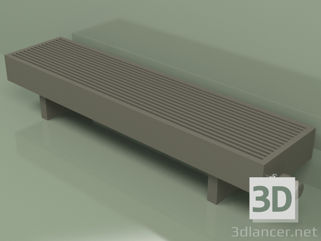 modello 3D Convettore - Aura Basic (90x1000x236, RAL 7013) - anteprima