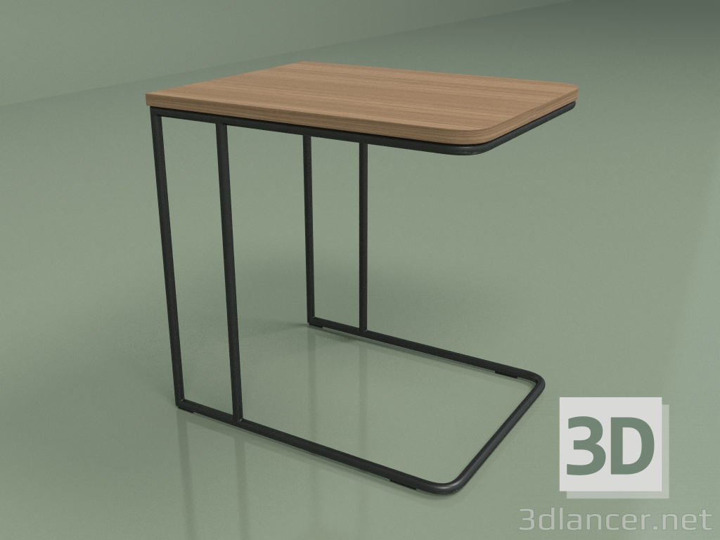modello 3D Tavolino Tara (noce) - anteprima