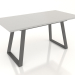 3d model Folding table Dakota 120-160 (white-black) - preview