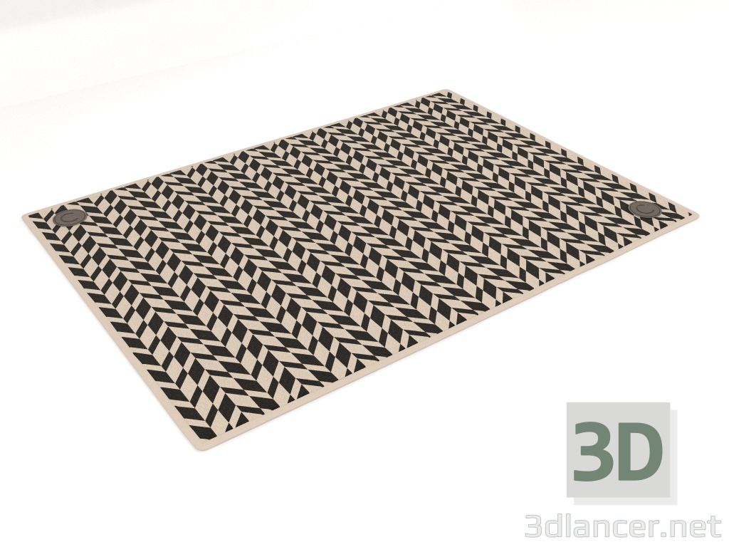 3D Modell Teppich (D677) - Vorschau
