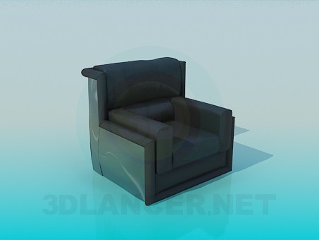 3d model Armchair modern - preview