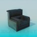 3D Modell Moderner Sessel - Vorschau