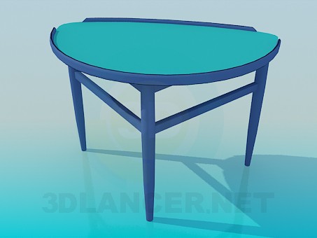 3d модель Приставной стол – превью