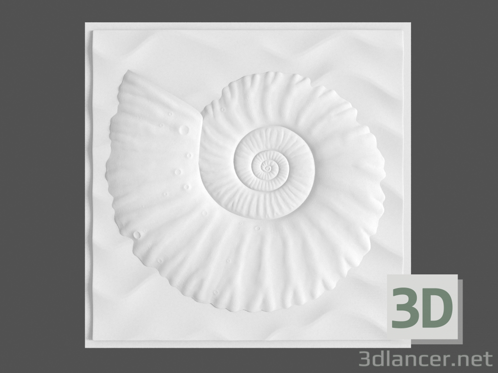 3D modeli 3B Sualtı paneli - önizleme