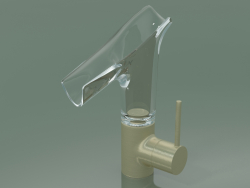 Miscelatore monocomando lavabo 140 con bocca in vetro (12116250)