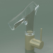 3d model Mezclador monomando de lavabo 140 con caño de vidrio (12116250) - vista previa