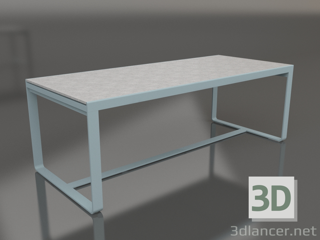 modello 3D Tavolo da pranzo 210 (DEKTON Kreta, Grigio blu) - anteprima