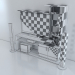 modello 3D di Muebles para la TV comprare - rendering