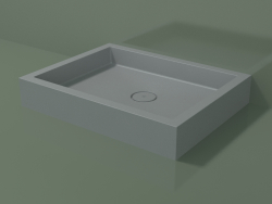 Shower tray Alto (30UA0110, Silver Gray C35, 90x70 cm)