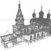 3d George's temple. Dedovsk model buy - render