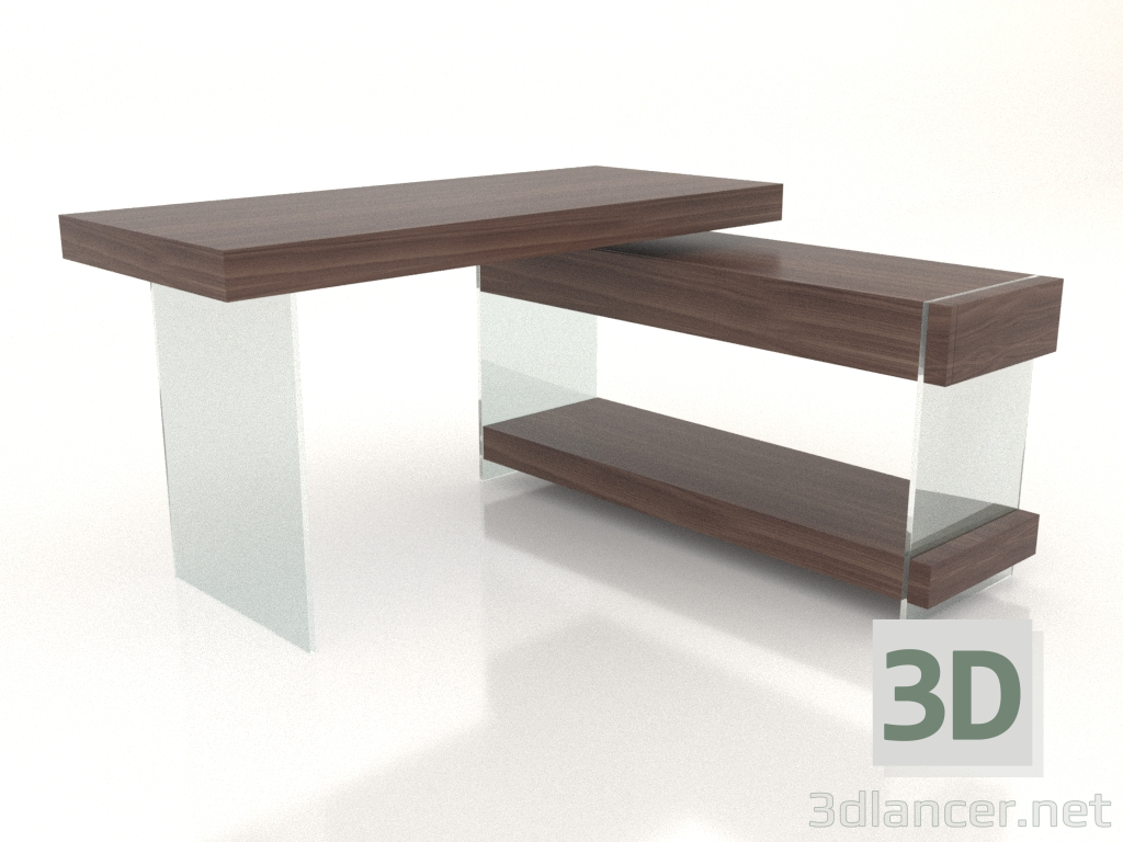 3d model Desk Orion (walnut) - preview
