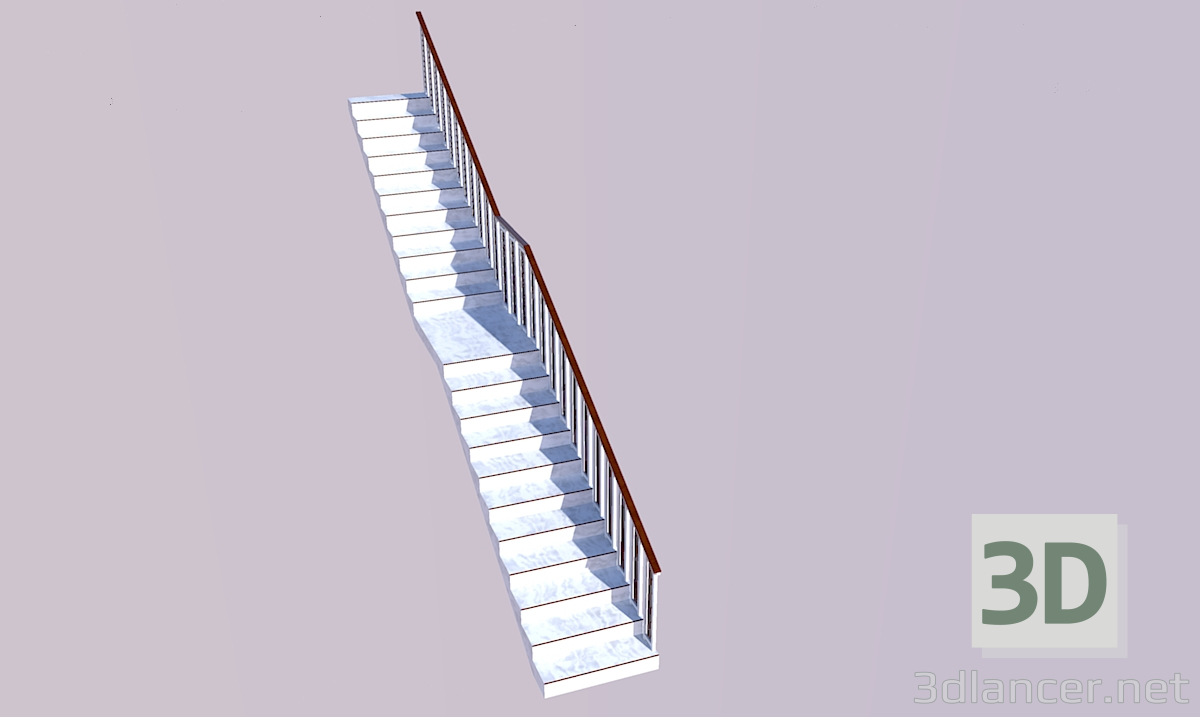 3D modeli Merdiven - önizleme