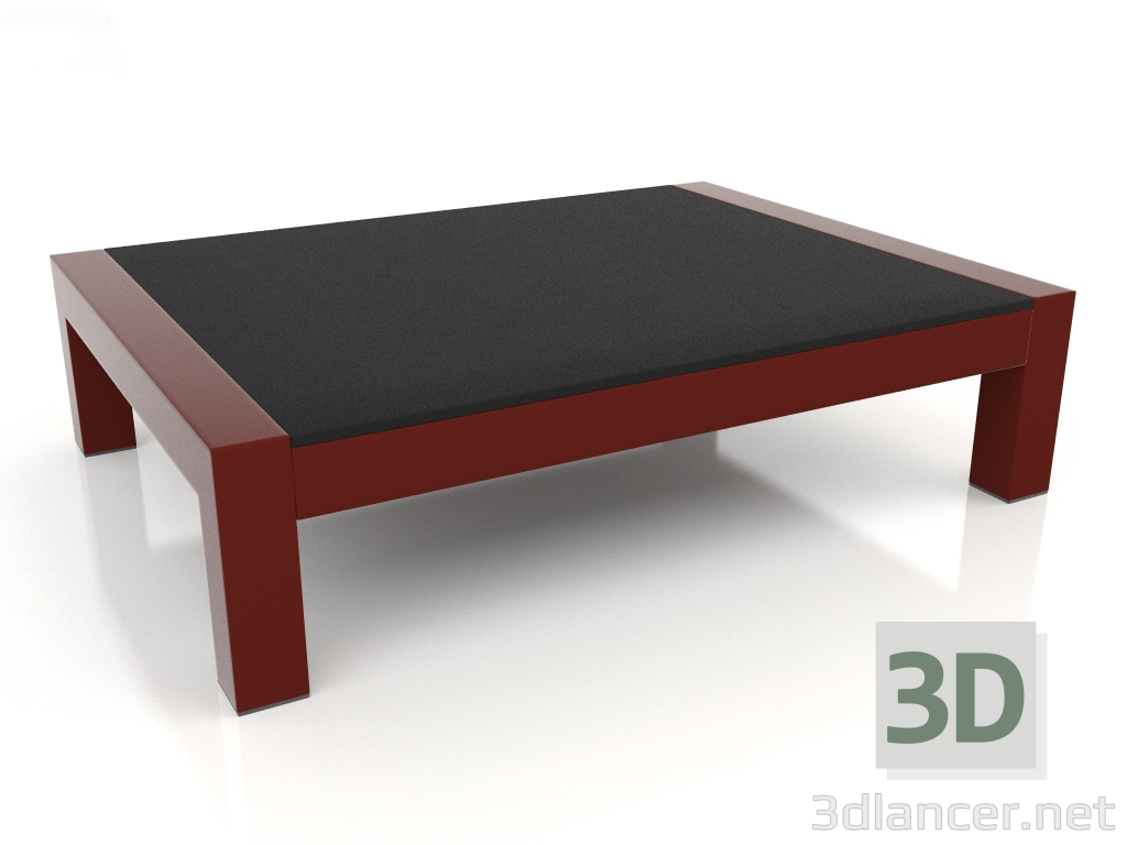 3d model Coffee table (Wine red, DEKTON Domoos) - preview