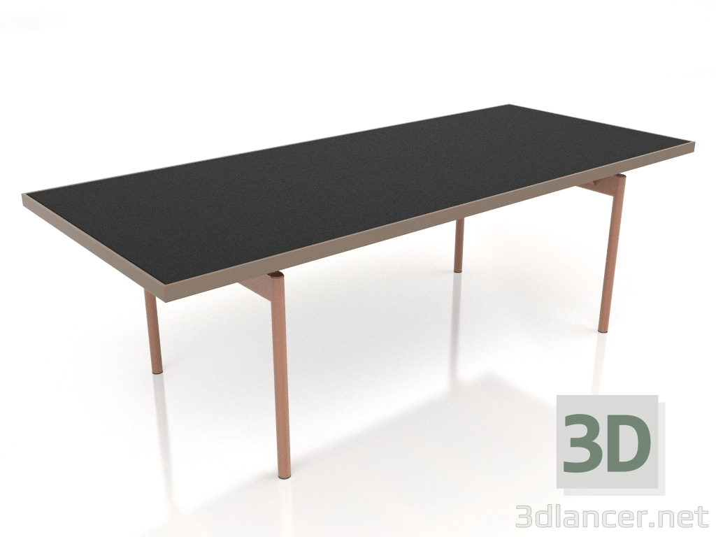 Modelo 3d Mesa de jantar (Bronze, DEKTON Domoos) - preview