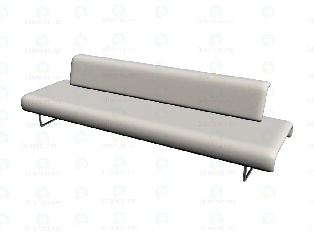 3d model Section (bench modular) CLO300 SC - preview