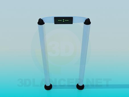 modello 3D Metal Detector - anteprima