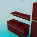 3D Modell Möbel unter dem Waschbecken - Vorschau