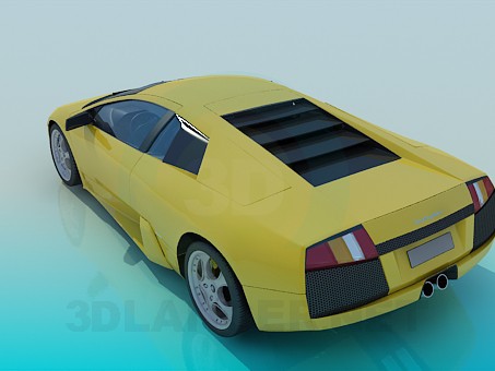 3d model Lamborghini Murcielago - vista previa