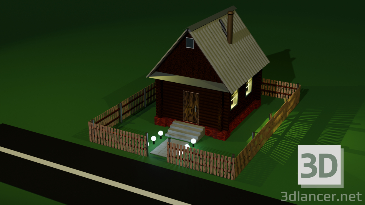 3D modeli ev - önizleme