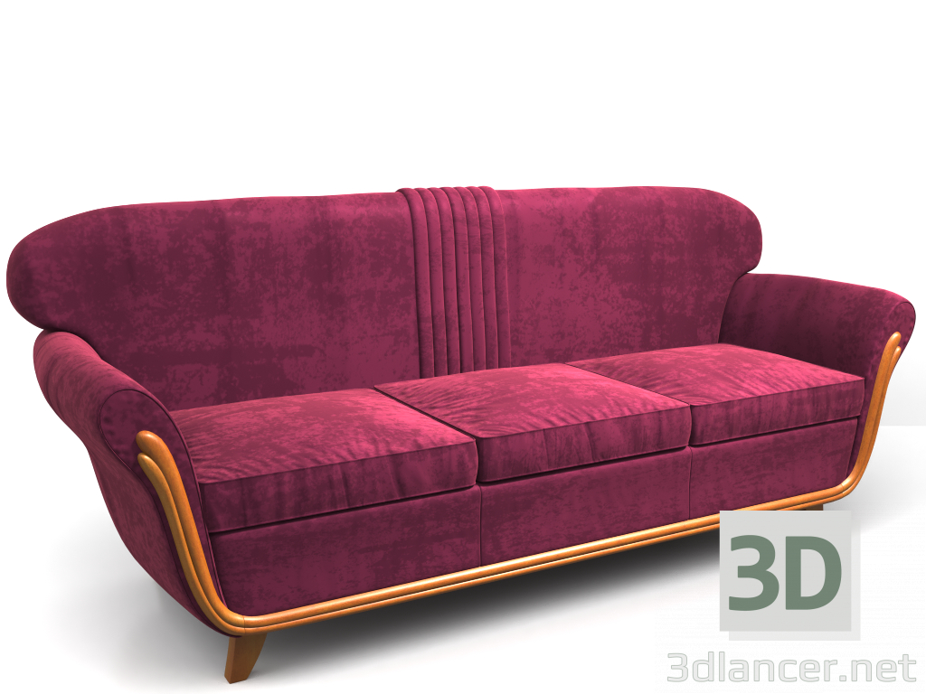 3d Sofa-Doris Leslie Blau LLC - 1stdibs 1930's19 model buy - render
