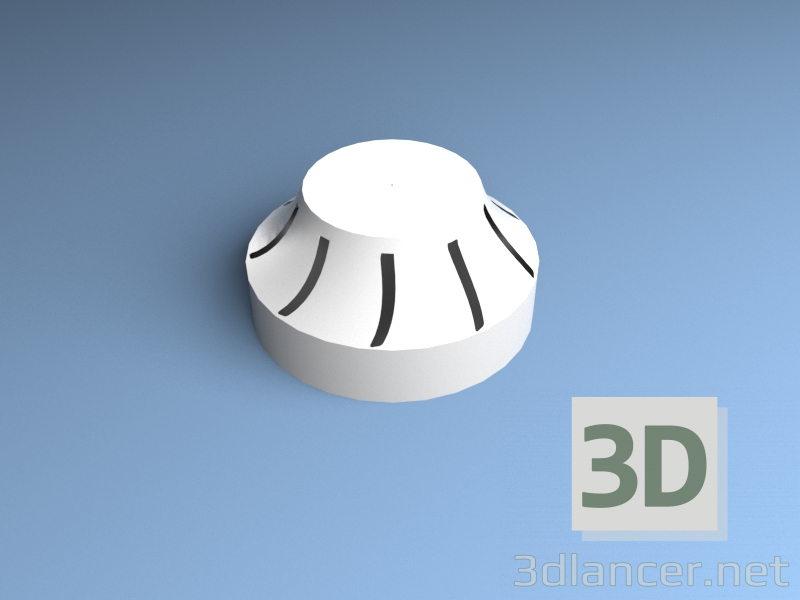 3 डी मॉडल स्मोक डिटेक्टर - पूर्वावलोकन