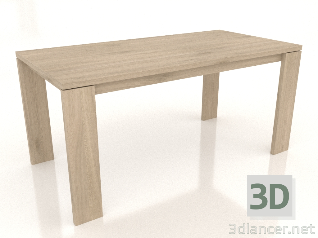 3d model Dining table BLANK 1600x800x750 mm (lightened oak) - preview