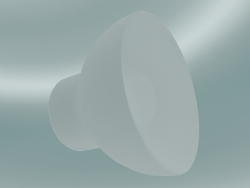 Lámpara de pared Passepartout (JH11, Ø20cm, H 15.5cm, Blanco mate)