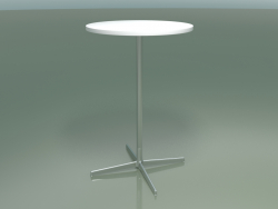 Table ronde 5522, 5542 (H 105 - Ø 69 cm, Blanc, LU1)