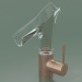 3D modeli Tek kollu lavabo bataryası 140, cam ağızlı (12116300) - önizleme
