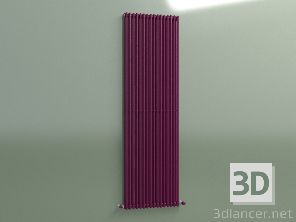 modèle 3D Radiateur vertical ARPA 2 (1820 16EL, Purple trafic) - preview
